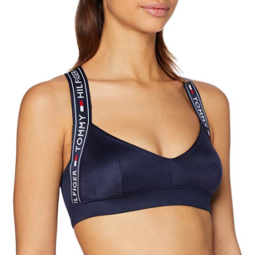 Tommy Hilfiger X Sujetador estilo bralette, Azul (Navy Blazer 416), LG para Mujer Tommy Hilfiger X Sujetador estilo bralette, Azul (Navy Blazer 416), LG para Mujer