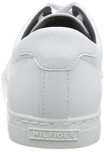 Tommy Hilfiger, Zapatillas Hombre, Blanco (White 100), 41 EU Tommy Hilfiger, Zapatillas Hombre, Blanco (White 100), 41 EU