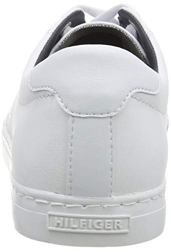 Tommy Hilfiger, Zapatillas Hombre, Blanco (White 100), 41 EU