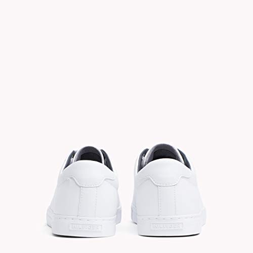 Tommy Hilfiger, Zapatillas Hombre, Blanco (White 100), 41 EU Tommy Hilfiger, Zapatillas Hombre, Blanco (White 100), 41 EU
