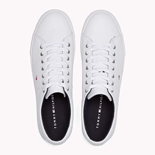 Tommy Hilfiger, Zapatillas Hombre, Blanco (White 100), 41 EU