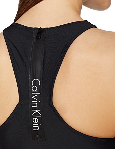 Tommy Hilfiger Zip Back Crop Top-rp Parte de Arriba de Bikini, Negro (Pvh Black 001), 40 (Talla del Fabricante: Medium) para Mujer Tommy Hilfiger Zip Back Crop Top-rp Parte de Arriba de Bikini, Negro (Pvh Black 001), 40 (Talla del Fabricante: Medium) para Mujer