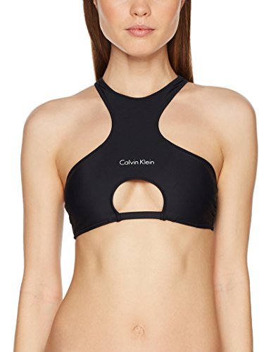 Tommy Hilfiger Zip Back Crop Top-rp Parte de Arriba de Bikini, Negro (Pvh Black 001), 40 (Talla del Fabricante: Medium) para Mujer Tommy Hilfiger Zip Back Crop Top-rp Parte de Arriba de Bikini, Negro (Pvh Black 001), 40 (Talla del Fabricante: Medium) para Mujer