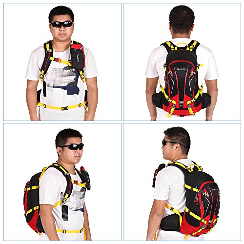 TOMSHOO Mochila Ciclismo 20L/30L Impermeable para Excursionismo Ciclismo Alpinismo Senderismo Camping al Aire Libre con Cubierta de Lluvia y del Casco TOMSHOO Mochila Ciclismo 20L/30L Impermeable para Excursionismo Ciclismo Alpinismo Senderismo Camping al Aire Libre con Cubierta de Lluvia y del Casco