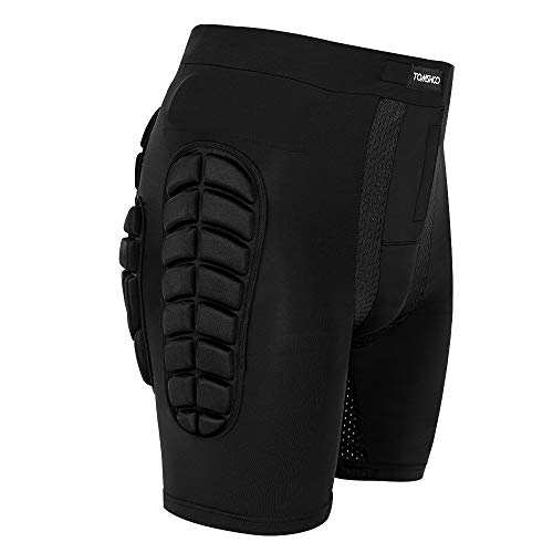 TOMSHOO Pantalones Cortos Acolchados 3D, Pantalones Cortos de Esquí, Protección Cadera para Esquí Patinaje Snowboard Hockey Patineta Deportes TOMSHOO Pantalones Cortos Acolchados 3D, Pantalones Cortos de Esquí, Protección Cadera para Esquí Patinaje Snowboard Hockey Patineta Deportes
