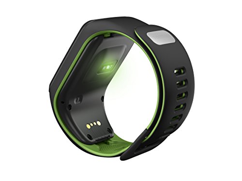 TomTom Runner 3 Cardio, Reloj cardio, Negro/Verde, L (Grande)