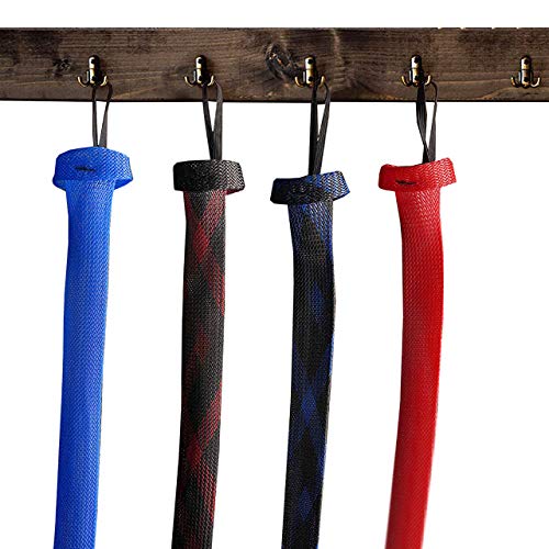 TONGXU 4PCS Bolsa Protectora para CaƱas de Pescar Multicolores Fundas y Tubos Protectoras para CaƱas de Pesca Malla Trenzada Extensible TONGXU 4PCS Bolsa Protectora para CaƱas de Pescar Multicolores Fundas y Tubos Protectoras para CaƱas de Pesca Malla Trenzada Extensible