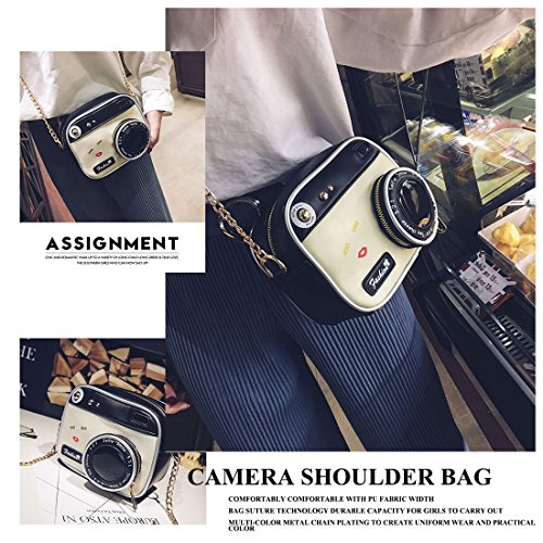 TOOGOO Bolso de hombro nueva marea femenina bolso retro bolso de hombro de la camara de moda bolso de fiesta pequeno bolso de mensajero de cadena TOOGOO Bolso de hombro nueva marea femenina bolso retro bolso de hombro de la camara de moda bolso de fiesta pequeno bolso de mensajero de cadena