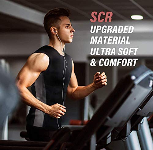 Tooklanet Camisetas Sudar Hombre Sin Mangas Neopreno Camiseta Reductora Compresion de Sauna Deportivo Entrenamiento Físico Tooklanet Camisetas Sudar Hombre Sin Mangas Neopreno Camiseta Reductora Compresion de Sauna Deportivo Entrenamiento Físico
