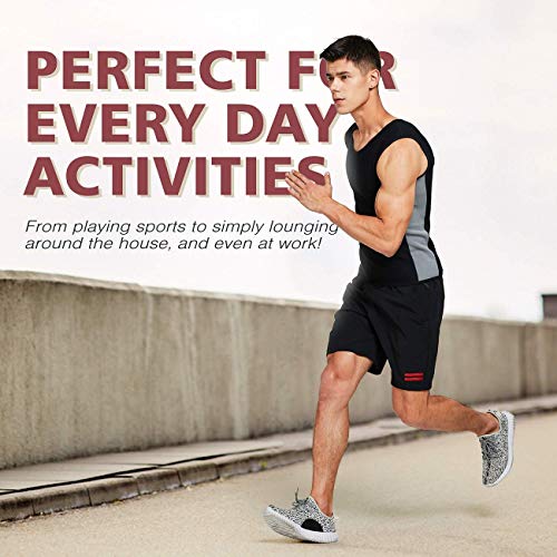 Tooklanet Camisetas Sudar Hombre Sin Mangas Neopreno Camiseta Reductora Compresion de Sauna Deportivo Entrenamiento Físico Tooklanet Camisetas Sudar Hombre Sin Mangas Neopreno Camiseta Reductora Compresion de Sauna Deportivo Entrenamiento Físico