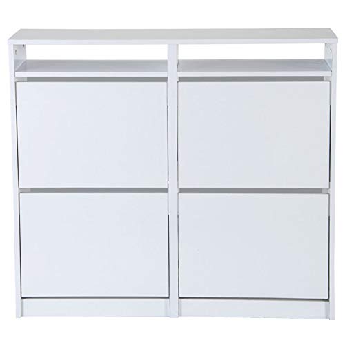 TOP KIT | Mueble Zapatero Tamesis 54AB - 107.5 x 96 x 25 | Blanco TOP KIT | Mueble Zapatero Tamesis 54AB - 107.5 x 96 x 25 | Blanco