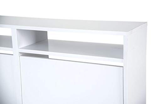 TOP KIT | Mueble Zapatero Tamesis 54AB - 107.5 x 96 x 25 | Blanco TOP KIT | Mueble Zapatero Tamesis 54AB - 107.5 x 96 x 25 | Blanco