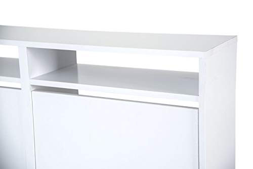 TOP KIT | Mueble Zapatero Tamesis 54AB - 107.5 x 96 x 25 | Blanco