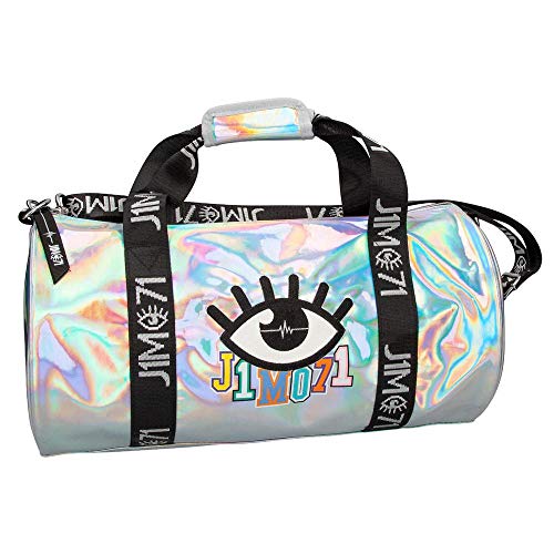 TOP MODEL J1mo71 Bolsa de Deporte Plata Bolsa de Deporte, 60 cm, 40 litros, Multicolor