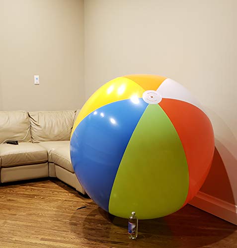 Top Race Bolas de Playa inflables Gigantes de 60 Pulgadas para la Piscina, la Playa, Las Fiestas de Verano y los Regalos | 5 pies de Altura Blow up Pelota de Playa de Color Arco Iris Top Race Bolas de Playa inflables Gigantes de 60 Pulgadas para la Piscina, la Playa, Las Fiestas de Verano y los Regalos | 5 pies de Altura Blow up Pelota de Playa de Color Arco Iris