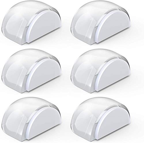 Tope de Puerta para Suelo, Yosemy Topes para Puertas Transparente Autoadhesivo Protección de Pared y Muebles, 6pcs Tope de Puerta para Suelo, Yosemy Topes para Puertas Transparente Autoadhesivo Protección de Pared y Muebles, 6pcs