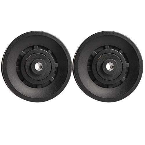 Topfinder 90mm Polea de Rodamiento Universal, 2Pcs Poleas Gimnasio, Rueda Universal para Maquina de Cables y Fitness Equipo, Parte de Puerta de Garaje (2Pcs) Topfinder 90mm Polea de Rodamiento Universal, 2Pcs Poleas Gimnasio, Rueda Universal para Maquina de Cables y Fitness Equipo, Parte de Puerta de Garaje (2Pcs)