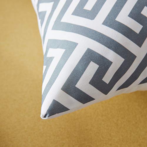 Topfinel Federe Cuscini Divano Tela in Cottone Lino Guadrati Decorativi Cuscino Cervicale Letto Sedia Auto un Serie Include 6 pezzi 45x45cm Grigio Topfinel Federe Cuscini Divano Tela in Cottone Lino Guadrati Decorativi Cuscino Cervicale Letto Sedia Auto un Serie Include 6 pezzi 45x45cm Grigio