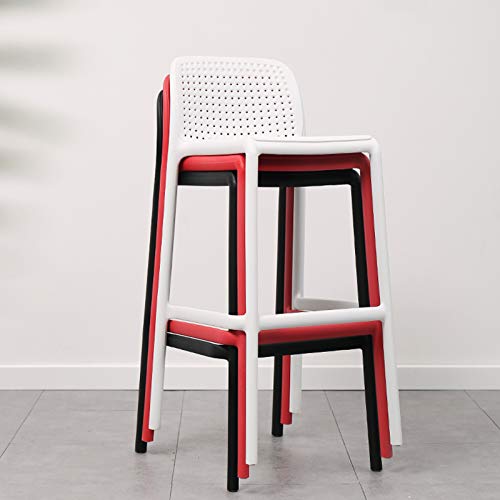 TopJiä PP Plástico Taburete De Bar con Respaldo,Bar Taburetes Alto Restaurante Bar Taburete,Sillas Giratorias Hogar,para Cafeterías,Bar,Club,Bar,Piscina,Silla,Taburetes TopJiä PP Plástico Taburete De Bar con Respaldo,Bar Taburetes Alto Restaurante Bar Taburete,Sillas Giratorias Hogar,para Cafeterías,Bar,Club,Bar,Piscina,Silla,Taburetes