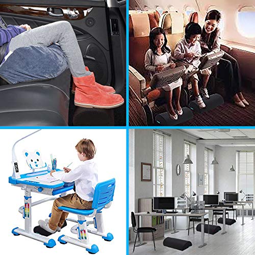 Topmener Reposapiés Debajo del Escritorio, Reposapiés Ergonómico con Espuma de Alta Densidad para: Mejora la Postura, el Dolor en las Piernas y las Rodillas Topmener Reposapiés Debajo del Escritorio, Reposapiés Ergonómico con Espuma de Alta Densidad para: Mejora la Postura, el Dolor en las Piernas y las Rodillas