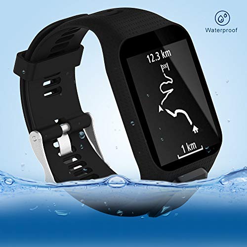 TOPsic Correa Spark/Spark 3/Golfer 2/Adventurer/Runner 2/3, Correa de Silicona Pulsera de Repuesto para Runner 2/Runner 3/Spark 3/Adventurer/Golfer 2