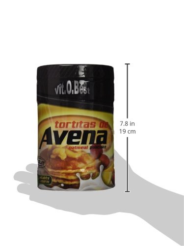 Tortitas de Avena en Polvo - Combinado de Carbohidratos Proteínas y Vitaminas - Suplementos Deportivos y Suplementos Alimentación - Vitobest (Chocolate, 700g)