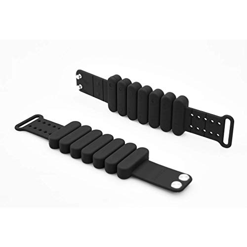 TOSAMC Pesos de muñeca durables – Pulsera de peso portátil intensificar la aptitud, ejercicio, caminar, trotar, gimnasia, aeróbic, yoga, gimnasio; juego de 2 pics (negro, 0,9 kg) TOSAMC Pesos de muñeca durables – Pulsera de peso portátil intensificar la aptitud, ejercicio, caminar, trotar, gimnasia, aeróbic, yoga, gimnasio; juego de 2 pics (negro, 0,9 kg)