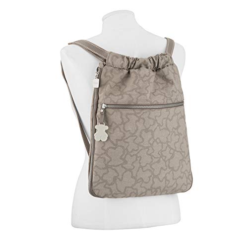 Tous Caine Kaos N, Bolso Mochila para Mujer, Gris (Piedra 295810276), 33x38x6 cm (W x H x L) Tous Caine Kaos N, Bolso Mochila para Mujer, Gris (Piedra 295810276), 33x38x6 cm (W x H x L)