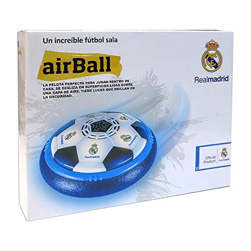 Toy Partner Airball Real Madrid Air Ball Luces Deslizante, Blanco Y Azul Toy Partner Airball Real Madrid Air Ball Luces Deslizante, Blanco Y Azul
