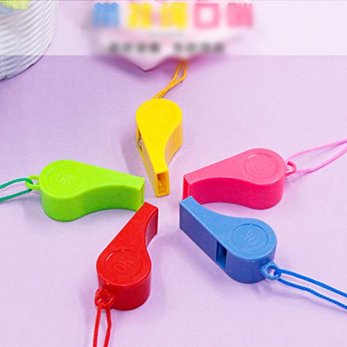 TOYANDONA silbatos de plástico Silbato Que Anima Silbato de árbitro para niños Juguete Gimnasio Deporte Actividad Deportiva Suministros 60 Piezas TOYANDONA silbatos de plástico Silbato Que Anima Silbato de árbitro para niños Juguete Gimnasio Deporte Actividad Deportiva Suministros 60 Piezas