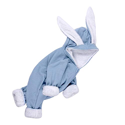 Toygogo Mameluco Mono Ropa de Bebé Recién Nacido Bebé Niños Niñas Conejito Oreja Grande Manga Larga - Blue, 9-12 months Toygogo Mameluco Mono Ropa de Bebé Recién Nacido Bebé Niños Niñas Conejito Oreja Grande Manga Larga - Blue, 9-12 months