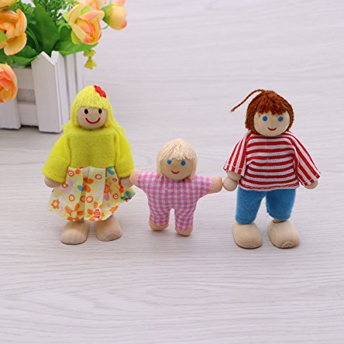 TOYMYTOY 7pcs muƱecas de Madera de la Familia fingen el Juego de la Familia de muƱecas Set para niƱos niƱos 2018 Regalo de cumpleaƱos de aƱo Nuevo TOYMYTOY 7pcs muƱecas de Madera de la Familia fingen el Juego de la Familia de muƱecas Set para niƱos niƱos 2018 Regalo de cumpleaƱos de aƱo Nuevo