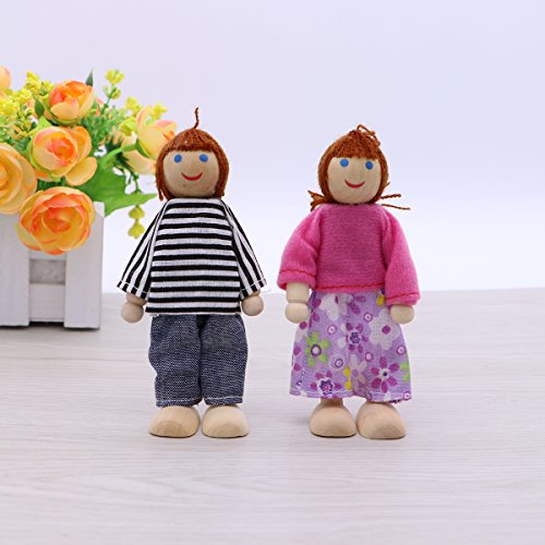 TOYMYTOY 7pcs muƱecas de Madera de la Familia fingen el Juego de la Familia de muƱecas Set para niƱos niƱos 2018 Regalo de cumpleaƱos de aƱo Nuevo TOYMYTOY 7pcs muƱecas de Madera de la Familia fingen el Juego de la Familia de muƱecas Set para niƱos niƱos 2018 Regalo de cumpleaƱos de aƱo Nuevo