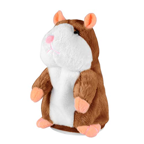 Toyvian El Juguete de Peluche Divertido de Hamster parlante Repite lo Que Dices. Juguete Interactivo de Juguete Relleno de Registro electrónico 1pcs (marrón Claro no Incluido, batería) Toyvian El Juguete de Peluche Divertido de Hamster parlante Repite lo Que Dices. Juguete Interactivo de Juguete Relleno de Registro electrónico 1pcs (marrón Claro no Incluido, batería)