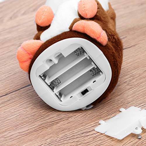 Toyvian El Juguete de Peluche Divertido de Hamster parlante Repite lo Que Dices. Juguete Interactivo de Juguete Relleno de Registro electrónico 1pcs (marrón Claro no Incluido, batería) Toyvian El Juguete de Peluche Divertido de Hamster parlante Repite lo Que Dices. Juguete Interactivo de Juguete Relleno de Registro electrónico 1pcs (marrón Claro no Incluido, batería)