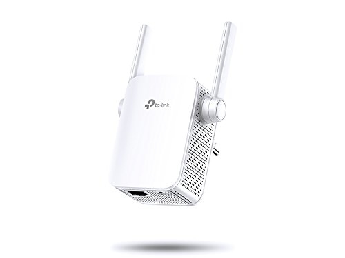 TP-Link - Repetidor WiFi AC1200, 5 GHz & 2.4 Ghz, Amplificador WiFi Extensor, con Puerto Ethernet, Repetidor Inalámbrico, Blanco (RE305)