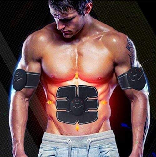 TRAINING Abdomen eléctricos eléctricos Abs formador/Estómago cinturón de tonificación EMS/Cintura/Pierna/Brazo/Nalga con 6 Modos y 15 Niveles y USB Recargable, Body Fitness Aparatos for Hace TRAINING Abdomen eléctricos eléctricos Abs formador/Estómago cinturón de tonificación EMS/Cintura/Pierna/Brazo/Nalga con 6 Modos y 15 Niveles y USB Recargable, Body Fitness Aparatos for Hace