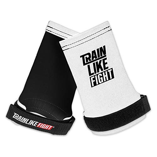 TRAINLIKEFIGHT Icon Reverse 0H - Calleras para Crossfit, calistenia, Ejercicios gimnásticos, protección para Tus Manos. (L)