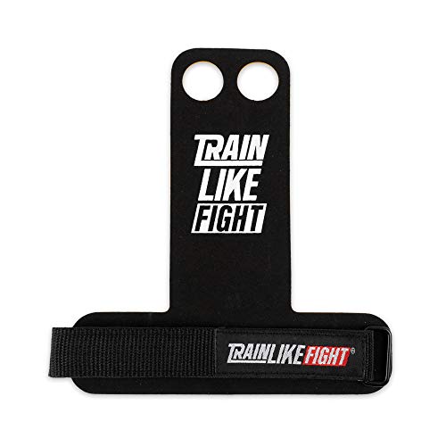 TRAINLIKEFIGHT Icon Yellow 2H - Calleras para Crossfit, calistenia, Ejercicios gimnásticos, protección para Tus Manos. (M)