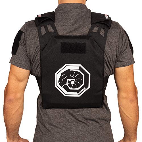 TRAINLIKEFIGHT MEV Entry Vest - Chaleco Lastrado Ajustable para Entrenamiento, Crossfit, calistenia o Fitness (Apto para Placas lastradas) (Black/Negro) TRAINLIKEFIGHT MEV Entry Vest - Chaleco Lastrado Ajustable para Entrenamiento, Crossfit, calistenia o Fitness (Apto para Placas lastradas) (Black/Negro)
