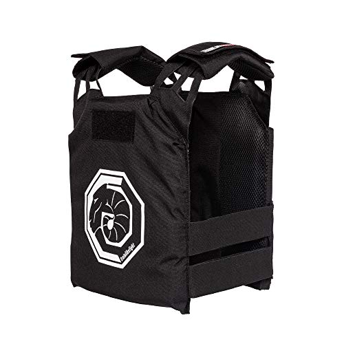 TRAINLIKEFIGHT MEV Entry Vest - Chaleco Lastrado Ajustable para Entrenamiento, Crossfit, calistenia o Fitness (Apto para Placas lastradas) (Black/Negro) TRAINLIKEFIGHT MEV Entry Vest - Chaleco Lastrado Ajustable para Entrenamiento, Crossfit, calistenia o Fitness (Apto para Placas lastradas) (Black/Negro)