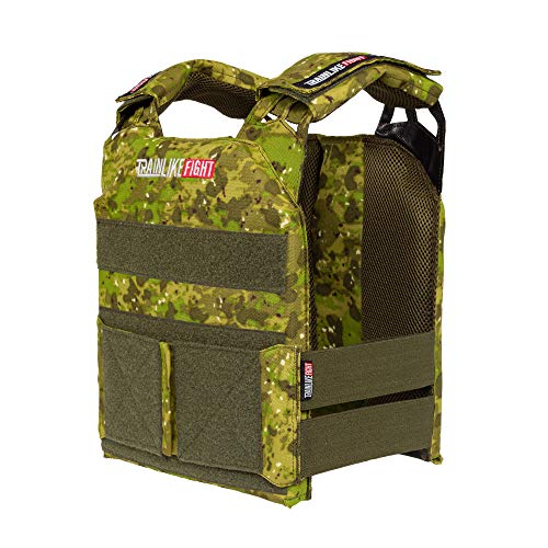 TRAINLIKEFIGHT MEV Entry Vest - Chaleco Lastrado Ajustable para Entrenamiento, Crossfit, calistenia o Fitness (Apto para Placas lastradas) (Camo/E-Camo) TRAINLIKEFIGHT MEV Entry Vest - Chaleco Lastrado Ajustable para Entrenamiento, Crossfit, calistenia o Fitness (Apto para Placas lastradas) (Camo/E-Camo)