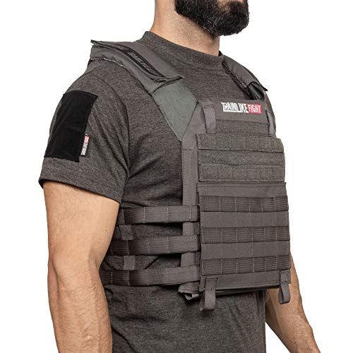 TRAINLIKEFIGHT OLDSKULL Vest - Chaleco Lastrado Ajustable para Entrenamiento, Crossfit, calistenia o Fitness (Apto para Placas lastradas) (WOLFGREY) TRAINLIKEFIGHT OLDSKULL Vest - Chaleco Lastrado Ajustable para Entrenamiento, Crossfit, calistenia o Fitness (Apto para Placas lastradas) (WOLFGREY)