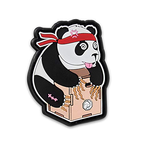 TRAINLIKEFIGHT - Parche Velcro Posterior (Macho/Hook) para Colocar en Chalecos Lastrados, Mochilas, Gorras, o Cualquier Superficie con Velcro Hembra/Loop (Box Jump Panda) TRAINLIKEFIGHT - Parche Velcro Posterior (Macho/Hook) para Colocar en Chalecos Lastrados, Mochilas, Gorras, o Cualquier Superficie con Velcro Hembra/Loop (Box Jump Panda)
