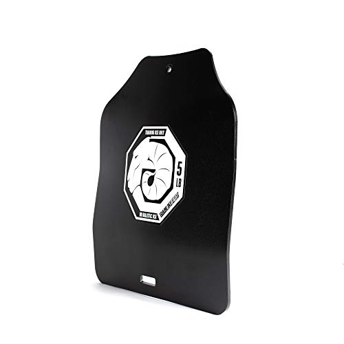 TRAINLIKEFIGHT Ultimate Triple Curve Weighted Plates 5lbs (10lbs Pair) - Juego de Placas lastradas de Peso de 2,27kg (4,54kg Total Pareja), sin Chaleco