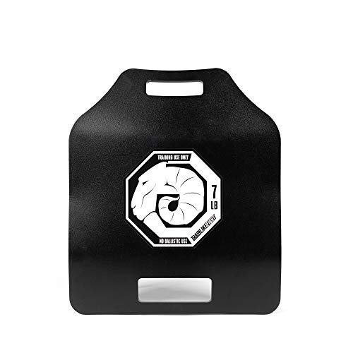 TRAINLIKEFIGHT Ultimate Triple Curve Weighted Plates 7lbs (14lbs Pair) - Juego de Placas lastradas de Peso de 3,17kg (6,34kg Total Pareja), sin Chaleco TRAINLIKEFIGHT Ultimate Triple Curve Weighted Plates 7lbs (14lbs Pair) - Juego de Placas lastradas de Peso de 3,17kg (6,34kg Total Pareja), sin Chaleco
