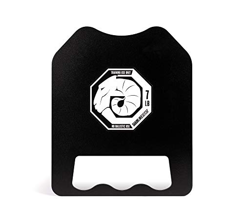 TRAINLIKEFIGHT - Weighted Plates 7lbs Flat Version (14lbs Pair) - Juego de Placas Planas lastradas de Peso de 3,18kg (6,35kg Total Pareja), sin Chaleco TRAINLIKEFIGHT - Weighted Plates 7lbs Flat Version (14lbs Pair) - Juego de Placas Planas lastradas de Peso de 3,18kg (6,35kg Total Pareja), sin Chaleco