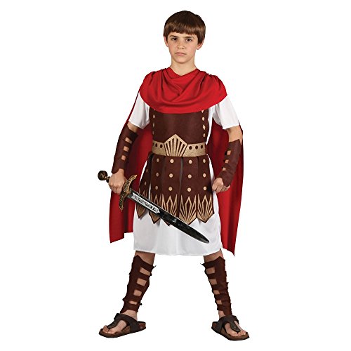 Traje del Disfraz del Partido de la Víspera de todos los Santos de muchachos Roman Gladiator Centurion 11/13 años (disfraz)