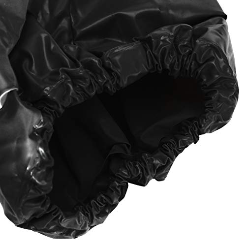 Traje sauna negro para sudar de JJOnlinestore para pérdida de peso en todo el cuerpo, fitness, gimnasio, ejercicio, interiores y exteriores, talla única Traje sauna negro para sudar de JJOnlinestore para pérdida de peso en todo el cuerpo, fitness, gimnasio, ejercicio, interiores y exteriores, talla única