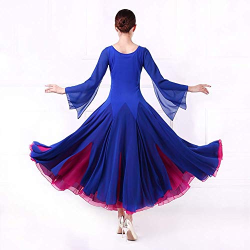 Trajes De Vestir Estándar De Baile Swing Falda Funcionamiento De La Danza De Salón De Baile Vals De Manga Larga Nacional De Flamenco Tango Vals Cha Cha De Baile For Las Mujeres